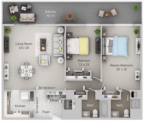 9000 E Jefferson Ave 1-4 Beds Apartment for Rent - Photo Gallery 61